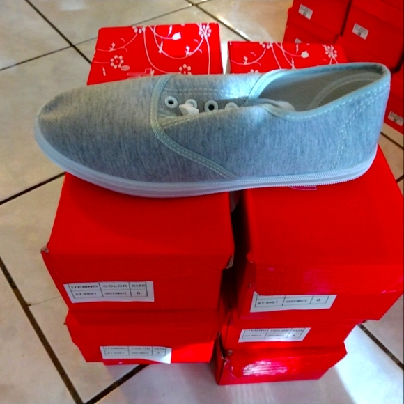 Woman shoes grey/white - Picture 1 of 1